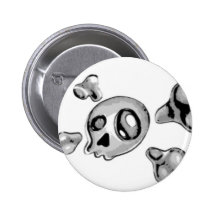 Skull & Bones Button