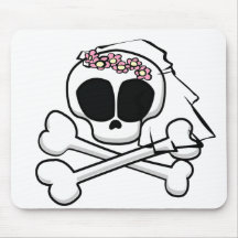Skull Bride Gifts Mouse Mat