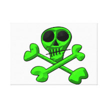 skull canvas print