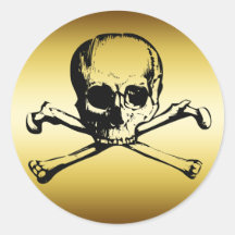 SKULL & CROSSBONES STICKER