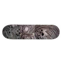 skull custom skate board