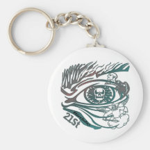 Skull Eye 21st Birthday Gifts Key Chains