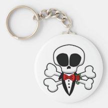 Skull Groom Fully Customisable Key Chains