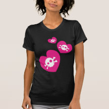 skull heart trio tees