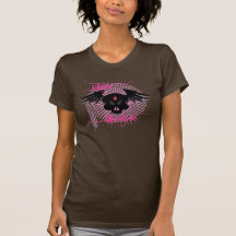 Skull in pink lifestyle (dark shirt)