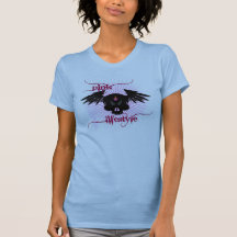 Skull in pink lifestyle tshirt