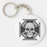 Skull & Iron Cross: Vector Drawing: Keychains