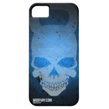 Skull Kettlebell - Blue - Limited Edition iPhone 5 Covers