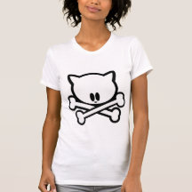 Skull Kitty - Womens Tee (light)