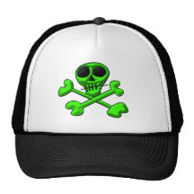 skull mesh hat