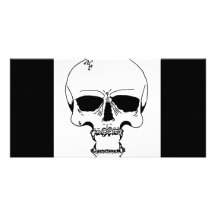 Skull Photo Card