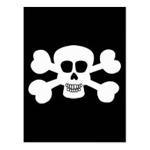 Skull Post Card