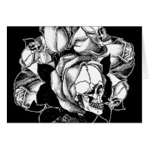 Skull Roses Cards