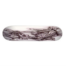 skull skateboard