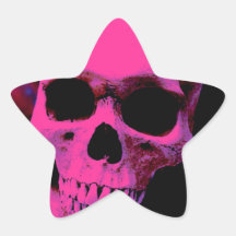 Skull Star Sticker