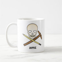 Skull & T-Square Coffee Mugs