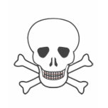 Skull Wearing Braces Shirt