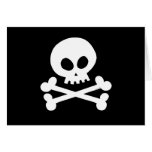 Skull (white) card