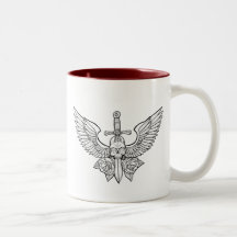 Skull-Wing-Sword Mug