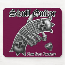 SkullGuitar Mousepad