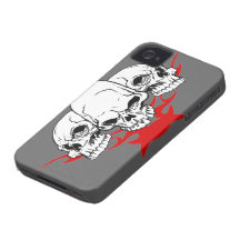 SKULLS Case-Mate iPhone 4 COBERTURA