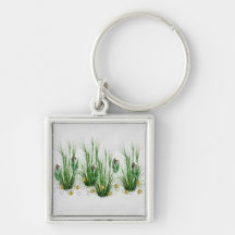 Skulls in the Weeds Key Chains