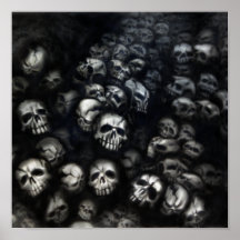 Skulls Leinwand Poster