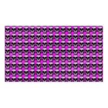 Skulls - Pink Business Card Templates