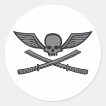 Skulls Runder Aufkleber