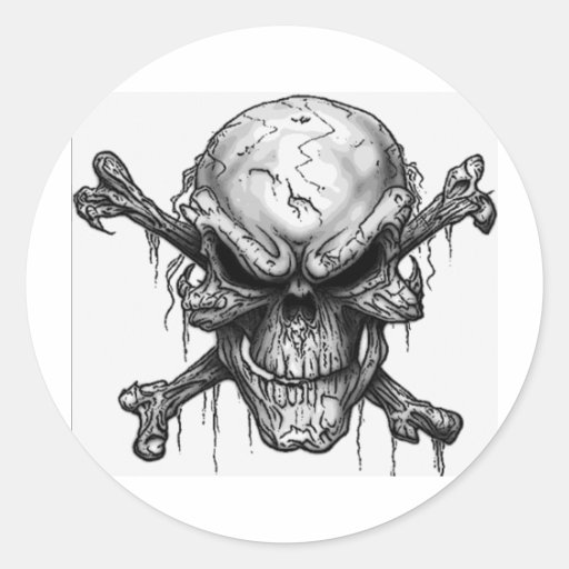 skulls sticker