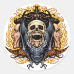 Skulls, Vampires and Bats customisable by Al Rio. Sticker