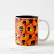 Skully Pop Leopard Coffee Mug