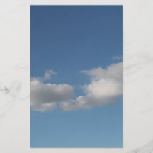 Sky and Clouds. Flyer Design