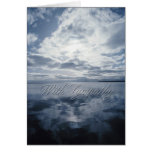 Sky and Water Condolence Card