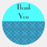 Sky Blue Geometric Sticker