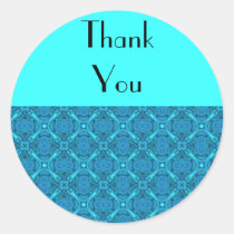 Sky Blue Geometric Sticker stickers