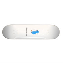 Sky blue penguin skate board decks