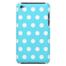 Sky Blue Polka Dot iPod Touch Case