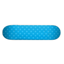 Sky blue polka dots skateboards