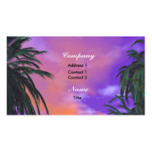 Sky Palms - Business Business Card