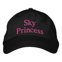 Sky Princess Embroidered Hats