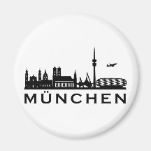 Skyline München Kühlschrankmagnete