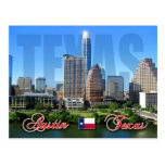 Skyline of Downtown Austin, Texas Postcards