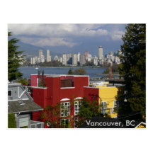 Skyline, Vancouver, BC Post Card