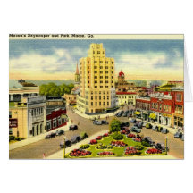 Skyscraper, Macon GA Vintage Cards