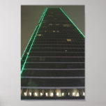 Skyscraper With Neon In Downtown Dallas In Texas Posters