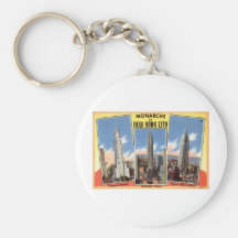 Skyscrapers of New York City Vintage Keychain