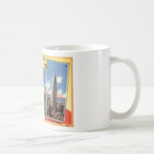 Skyscrapers of New York City Vintage Mug