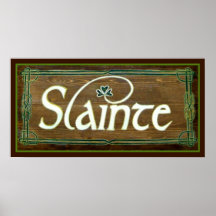 Slainte ~ To Your Health Happy St. Patricks Day! Poster