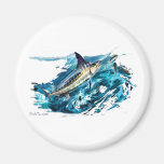 Slashing Marlin Jumping with Tuna Fridge Magnets